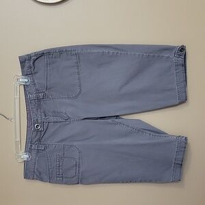 Bermuda Shorts/Capris Gray sz 14